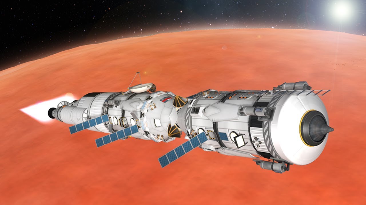 KSP: Multi-launch Duna Rescue Mission!