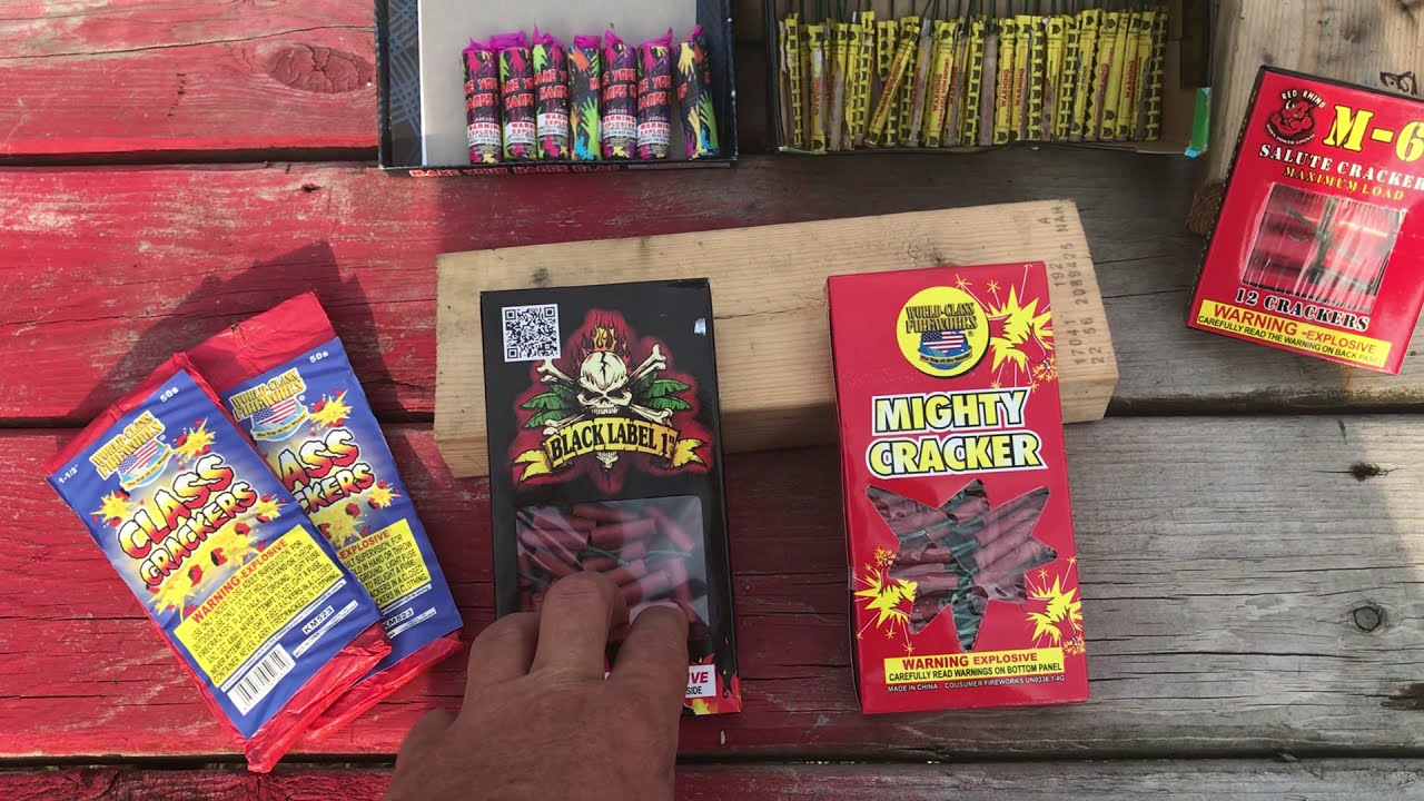 Experiment firecrackers vs ?