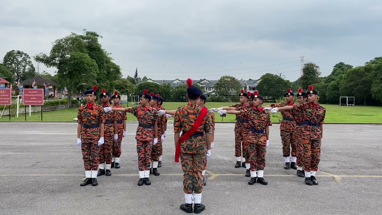 Cabaran Kadet Bomba dan Penyelamat 2022  - Kawad Kaki SMK Jalan Reko