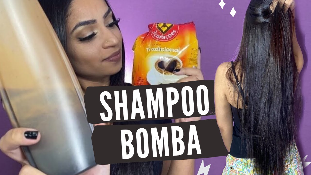 SHAMPOO BOMBA DE CAF&Eacute; | RECEITA CASEIRA