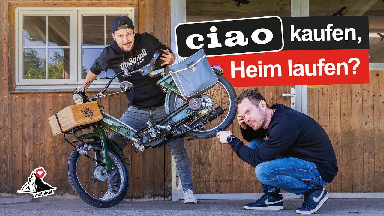 Piaggio Ciao experte rettet unsere Picknick Ciao