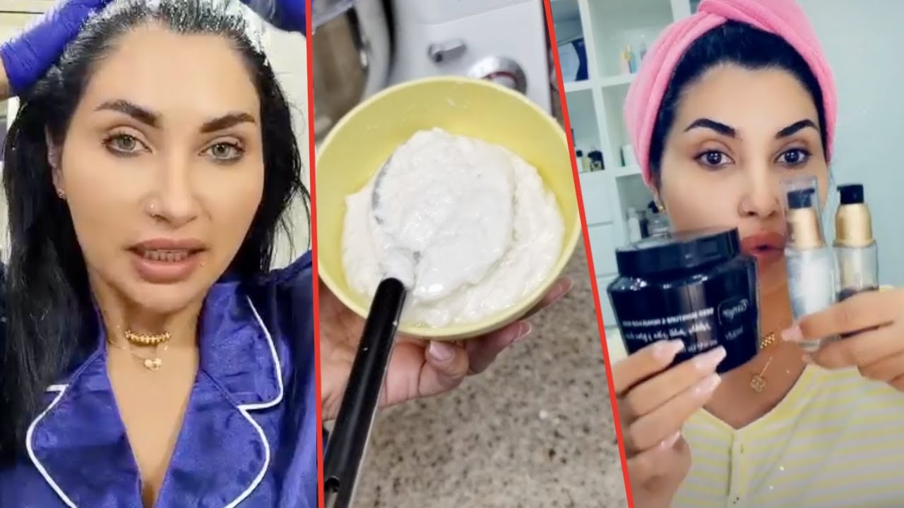 ماسك الأرز و الزبادي لشعر مالس و لامع 🍚  سناب ميثاء عبدالجليل