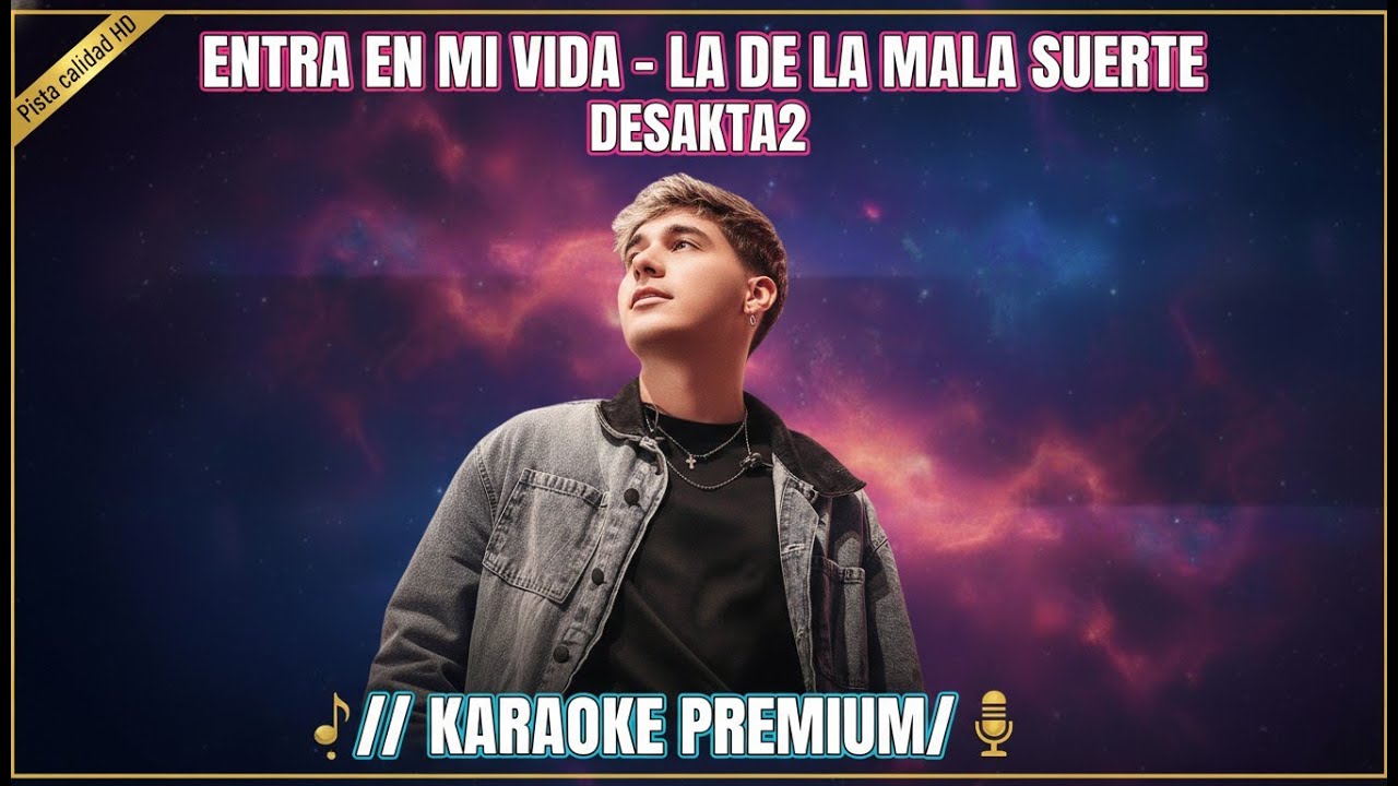 KARAOKE MIX DesaKTa2 - Entra En Mi Vida / La De La Mala Suerte - Calidad HD
