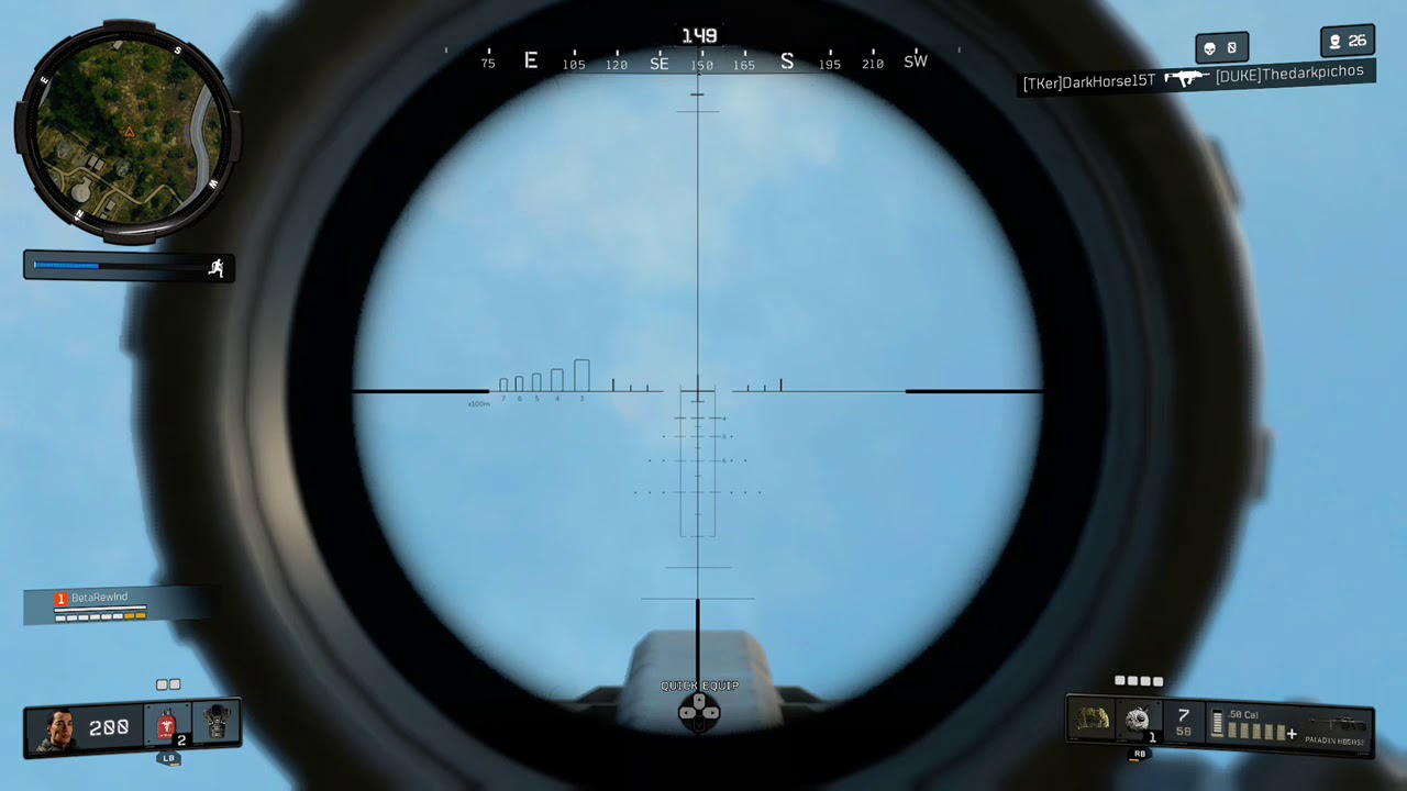 Blackout Longest Sniper shot 957m
