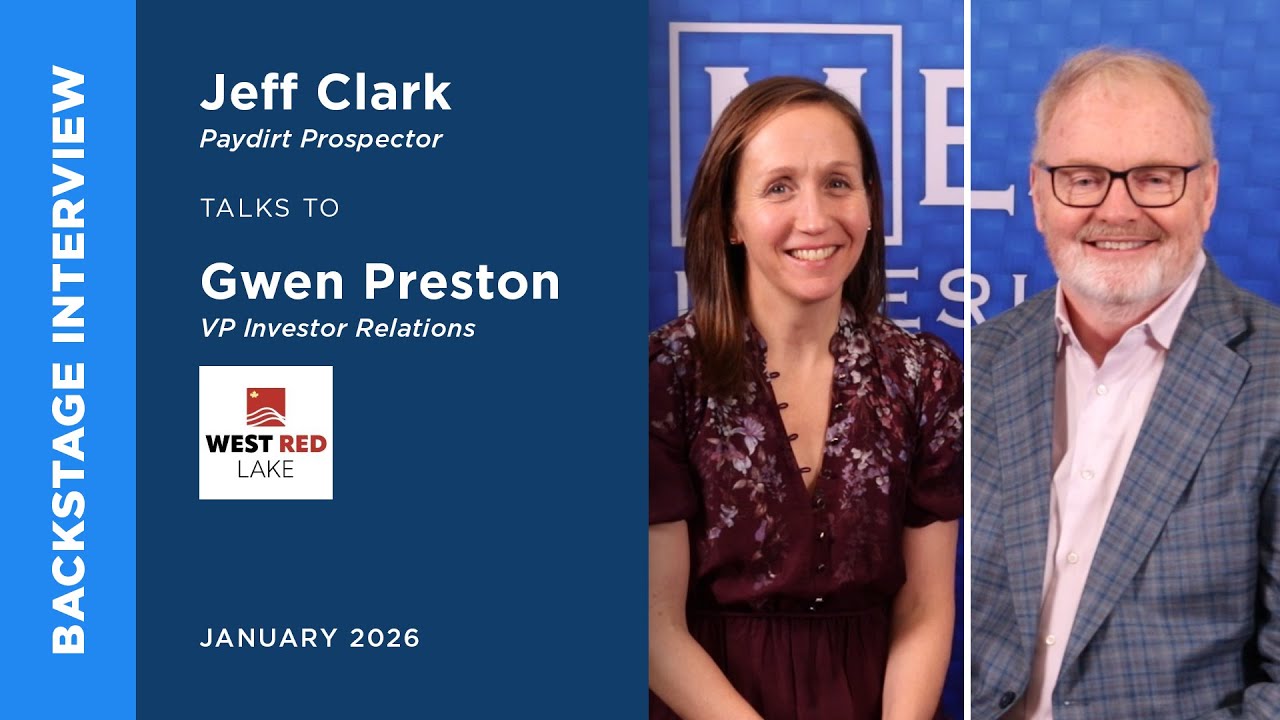 Gwen Preston of West Red Lake Gold Mines talks to Jeff Clark at the Jan 2026 Metals Investor Forum