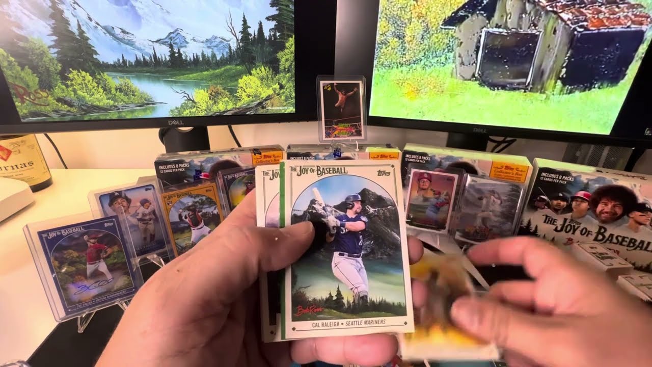 Joy of Baseball 🔱 CASE HIT!!! 🔱 Topps 2023 Bob Ross-X WE L🎨VE THESE!