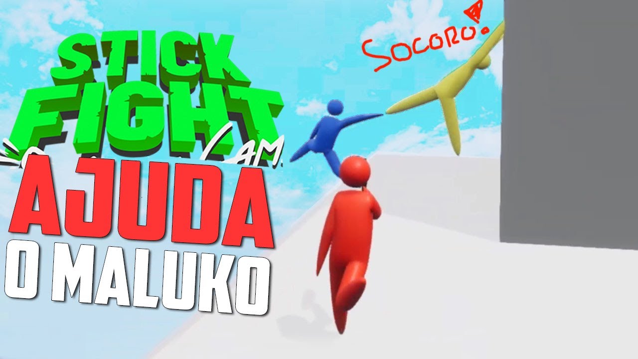 Fui ajudar meu amigo mas não deveria! - Stick Fight 3D
