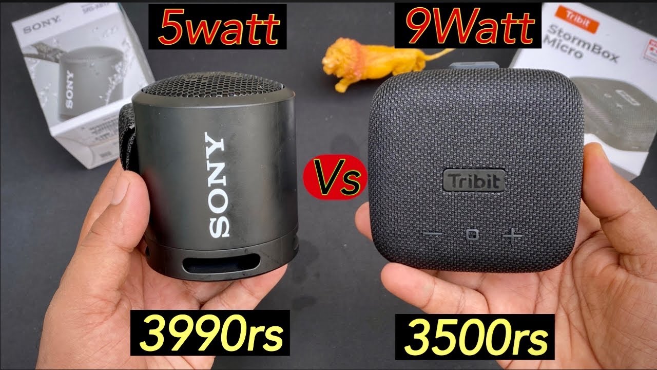 Sony SRS-XB13 vs Tribit StromBox Micro Comparison In Hindi // Best Bluetooth Speaker Under 3000-4000