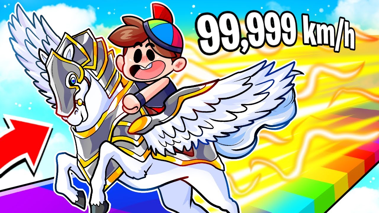 ¡CORRI a 99.999 Km/h para ser el JUGADOR #1 en HORSE RACE SIMULATOR!!! 🐎 ROBLOX