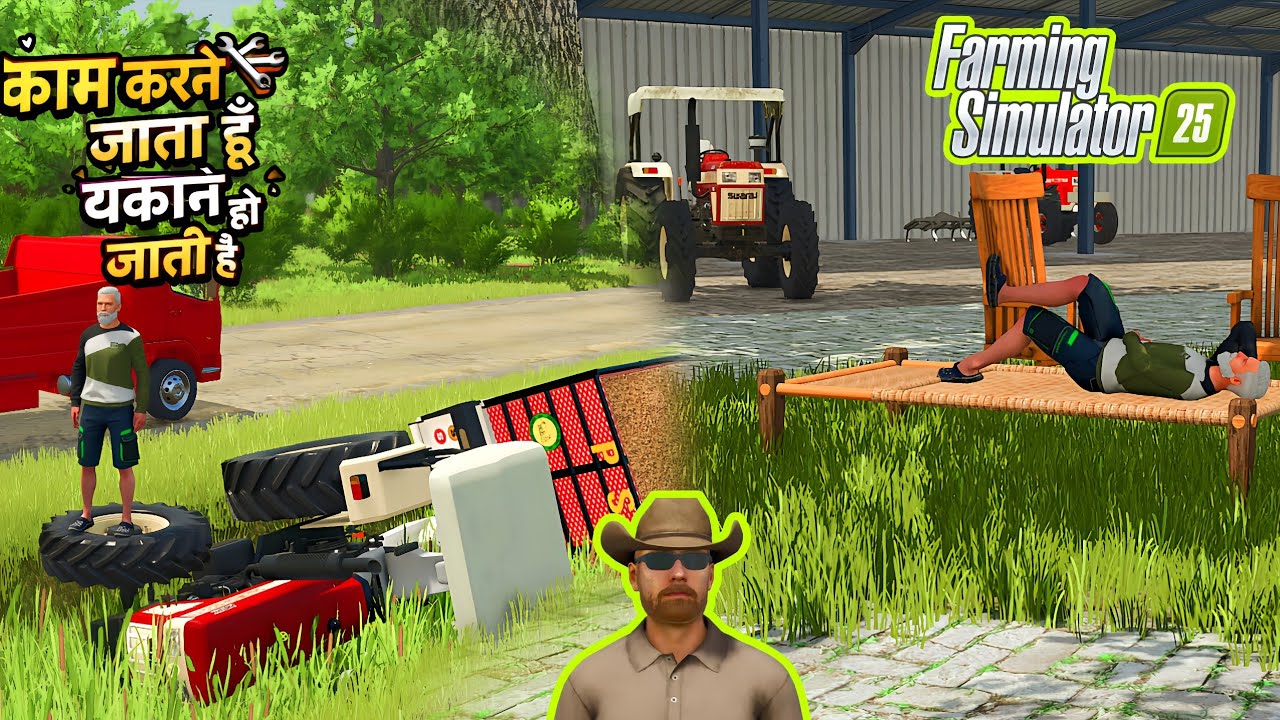 RASTE ME BADA HADSA! 😱 Farmhouse Pe Kaam Karte Waqt Tractor Palat Gaya 🚜 | #farming #indiantractor