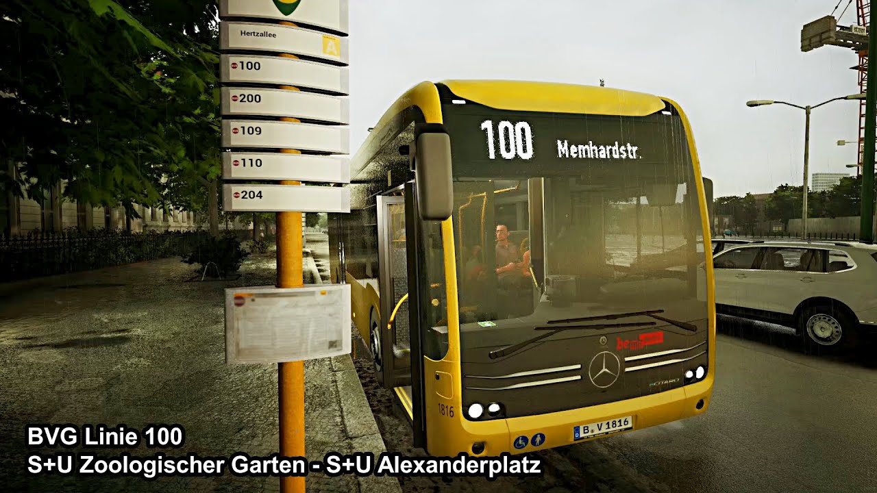 BVG Linie 100 S+U Zoologischer Garten - S+U Alexanderplatz [The Bus Game]