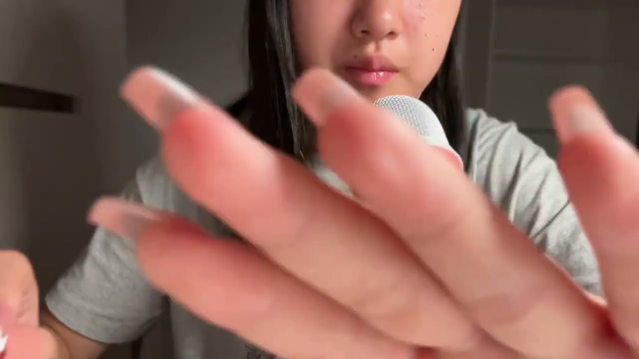 ASMR Tapping & Chatting!!!(also gentle hand movements)