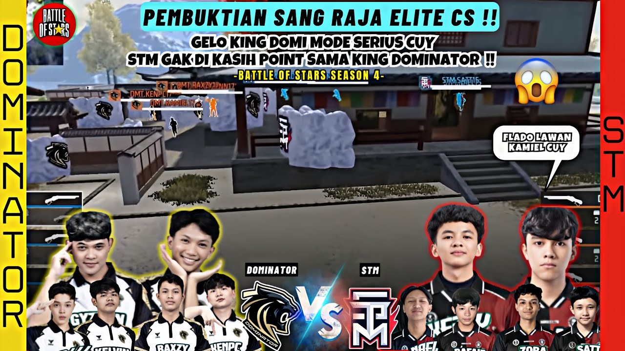 LAGA TERPANAS🔥‼️DOMINATOR VS STM BATTLE OF STARS SEASON 4 - DAY 4