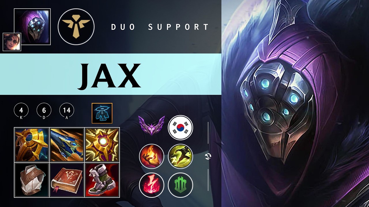 Jax Support vs Blitzcrank - KR Master Patch 26.04