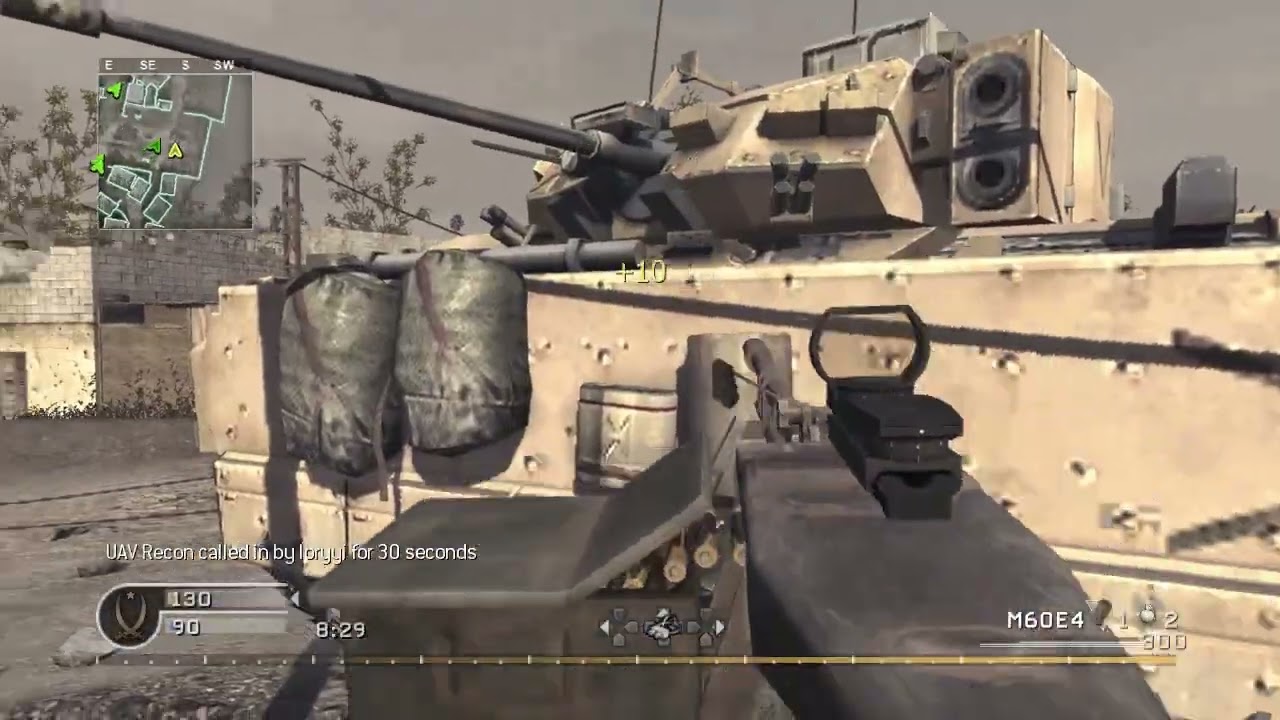 CALL OF DUTY 4 MODERN WARFARE PS3! M6OE4 GAMEPLAY! UNA MITRAGLIATRICE SOTTOVALUTATA!?
