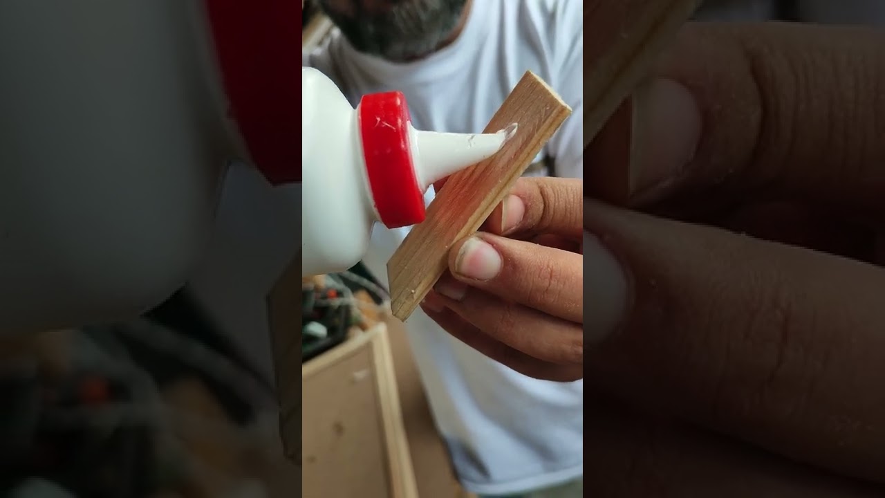 Tips de pegamento para madera carpiconsejo #shorts