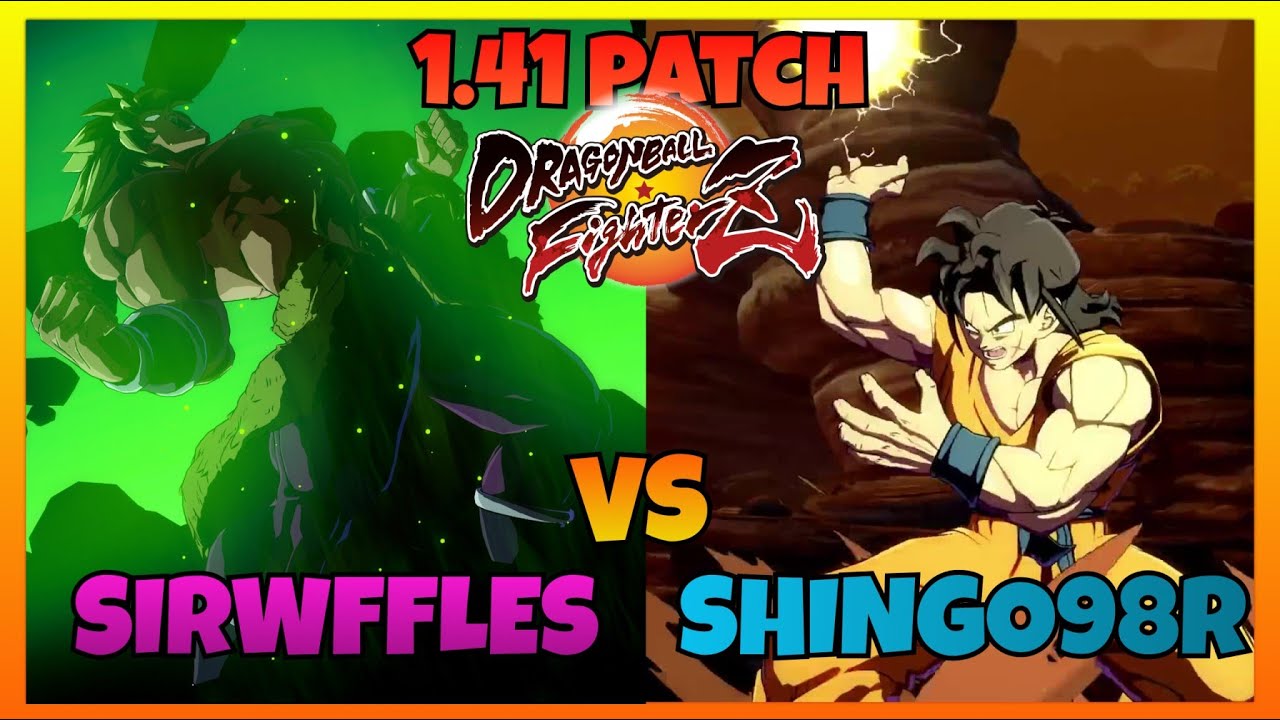 DBFZ 1.41 - SIRWFFLES vs SHINGO98R games (SSJ Goku, UI Goku, S Broly vs Gogeta 4, Yamcha, Bardock)