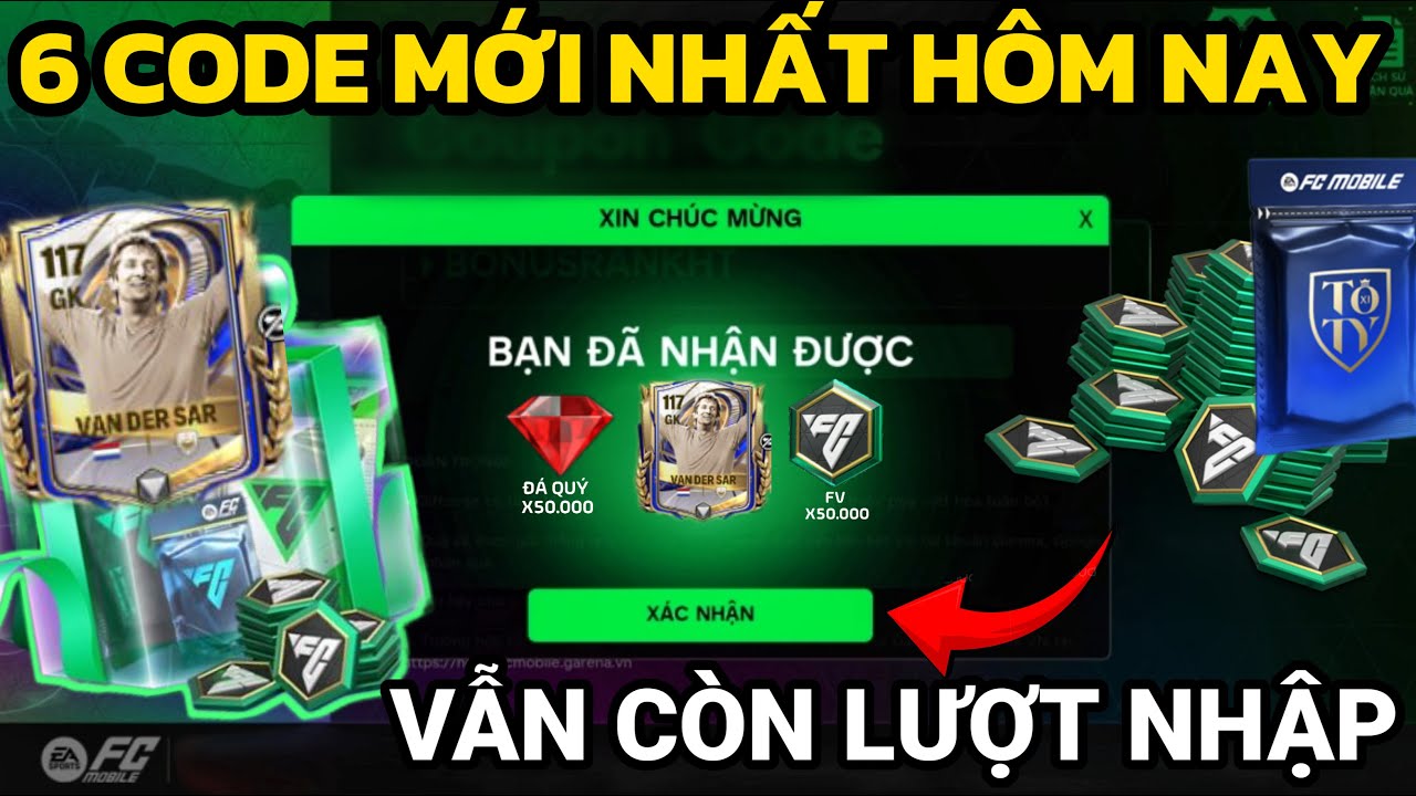 Nhập 6 Code TOTY 26 Fc Mobile VN Mới Nhất Tháng 2 Nhận Vé Quay FC Và Pack Cầu Thủ Miễn Phí