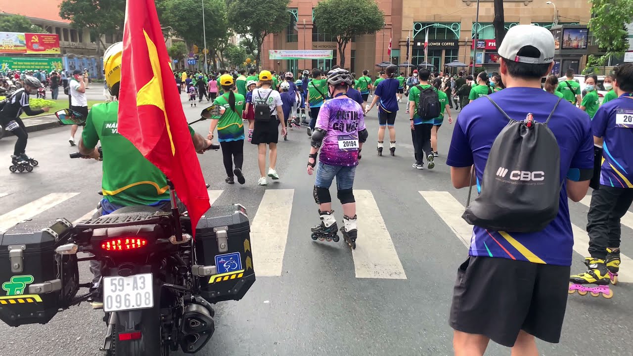 Team patin Color Skate tham gia Olympic Day Run 2022 #daytruotpatin #patintreem #giaypatinchinhhang