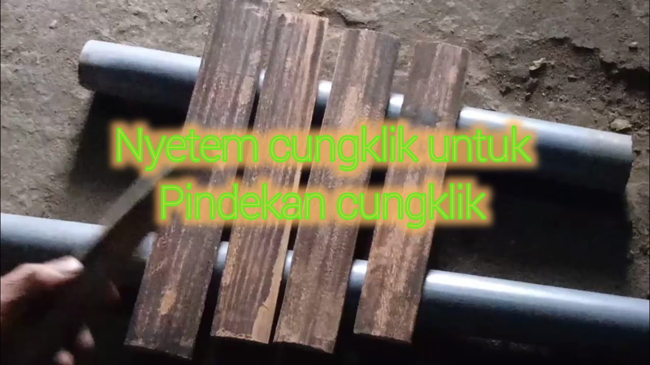Cara buat nada cungklik untuk kincir gamelan/pindekan cungklik (#011)