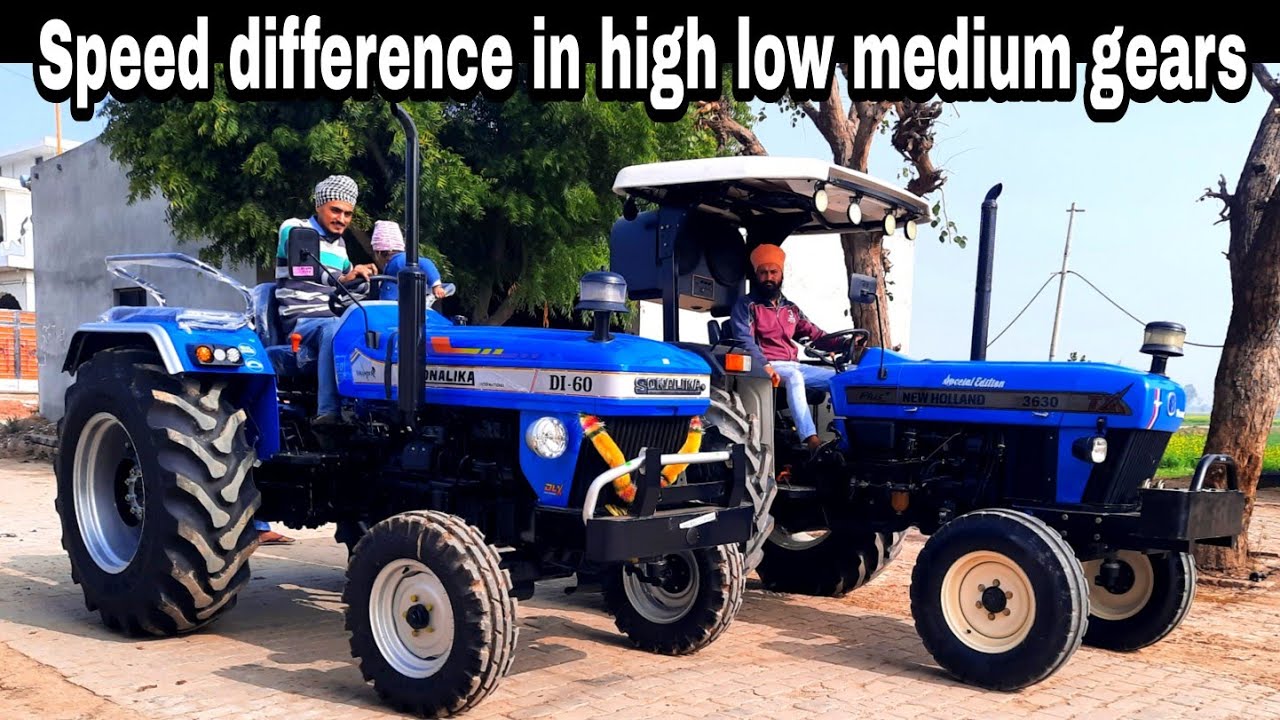 Sonalika 60 vs Holland 3630 se tora vekho saare gears da