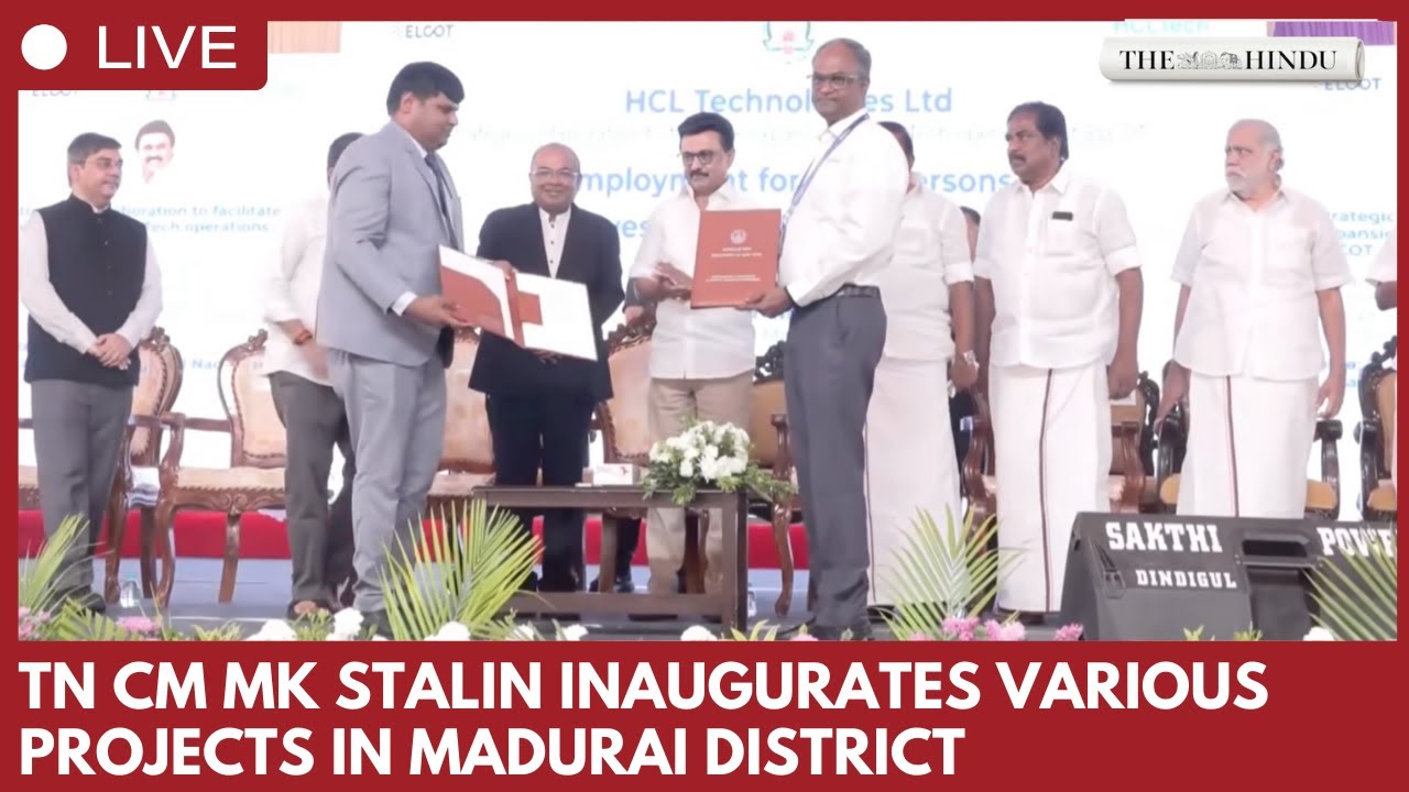 TN CM MK Stalin inaugurates key infrastructure and welfare projects in Madurai district