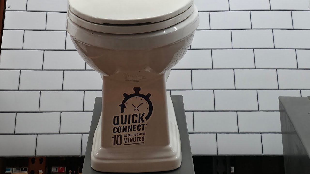 Quick Toilet Installation #toilet #bathroom #howto 