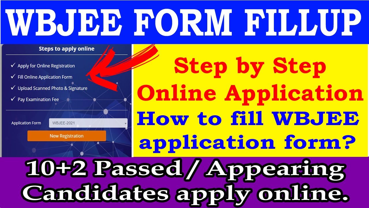 Step by Step wbjee 2021 form fillup | How to fill WBJEE 2021 Form | WBJEE 2021 |