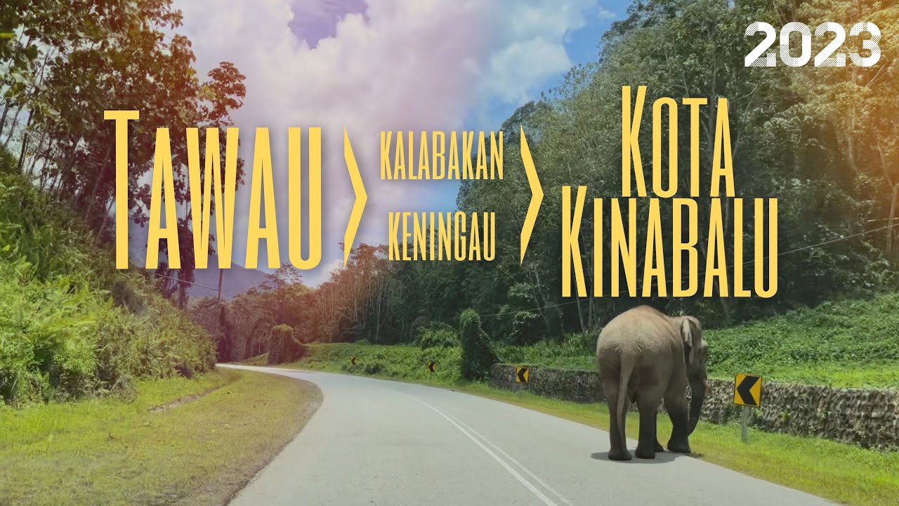 #jalan_b23 | TWU-KK Perjalanan dari Tawau ke Kota Kinabalu | Jalan Kalabakan - Keningau