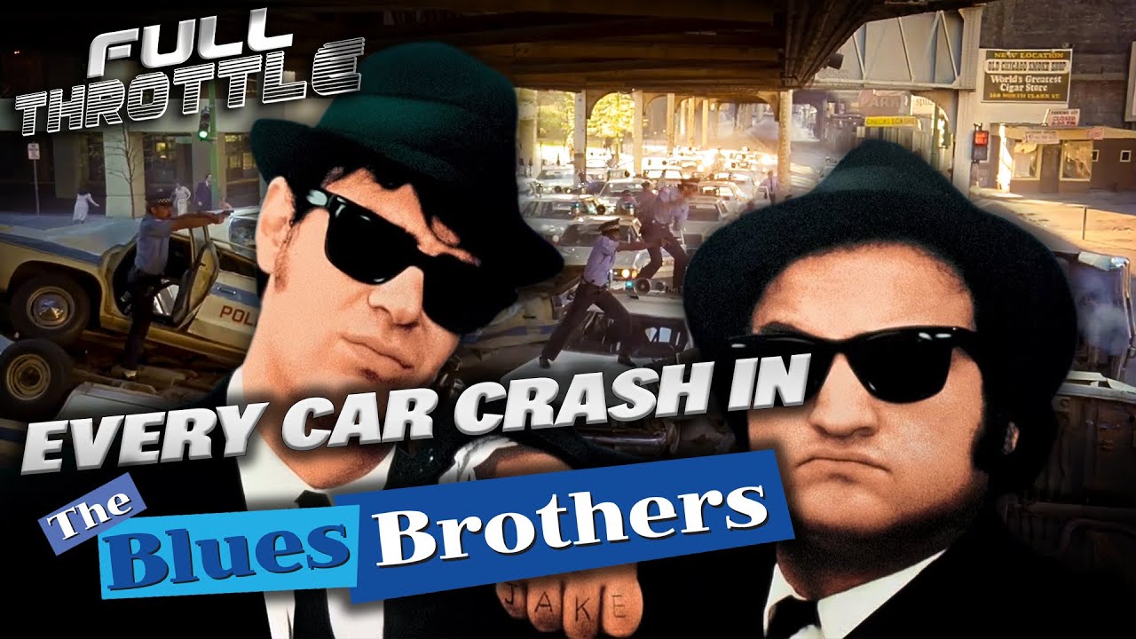 Every Car Crash In The Blues Brothers (1980) | Full Throttle