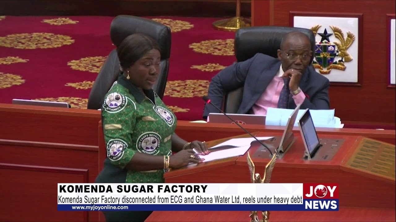 Komenda Sugar Factory disconnected from ECG and Ghana Water Ltd, reels under heavy debt.