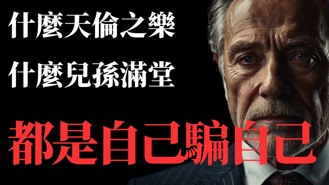老了才看透：什麼天倫之樂、兒孫滿堂，都是自己騙自己
