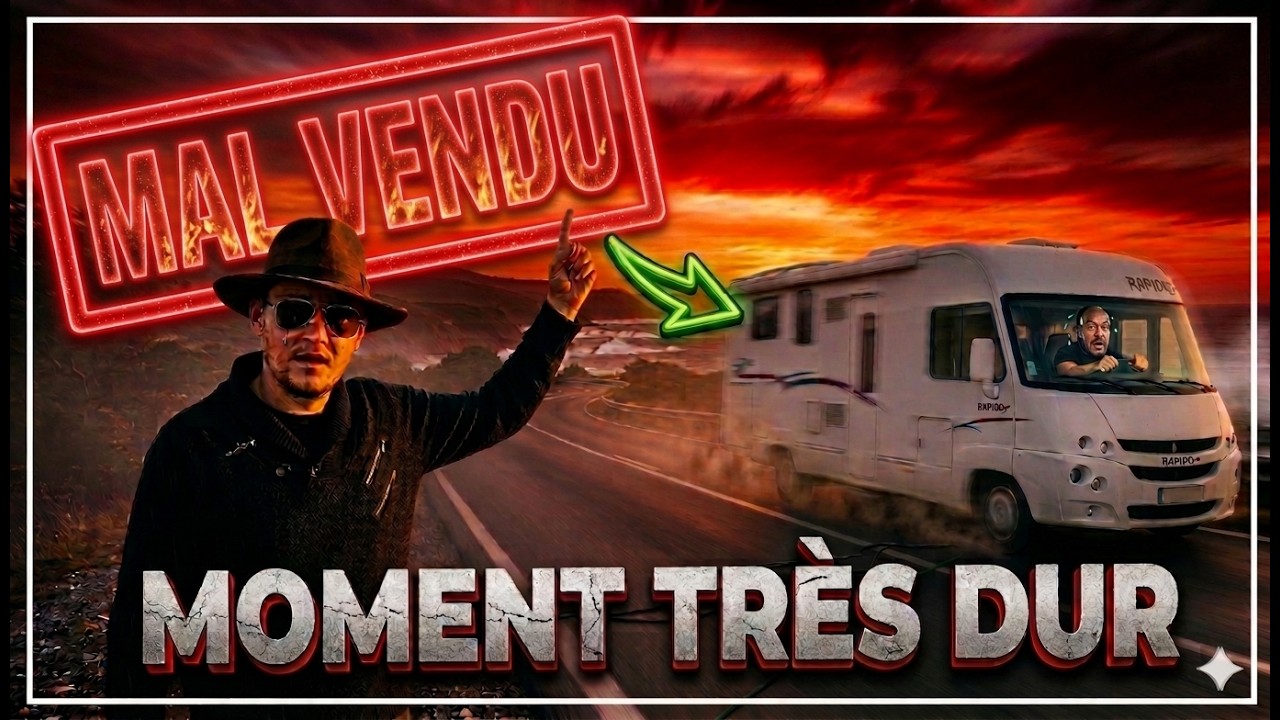 J'AI VU MON CAMPING-CAR PARTIR SOUS MES YEUX !  Merci Mes Caméras 4K Autonomes !