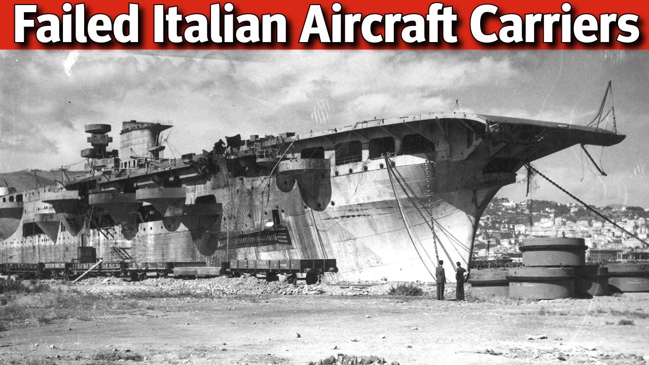 Failed Italian Aircraft Carriers From Aquila to Cruiser Carrier Hybrids
