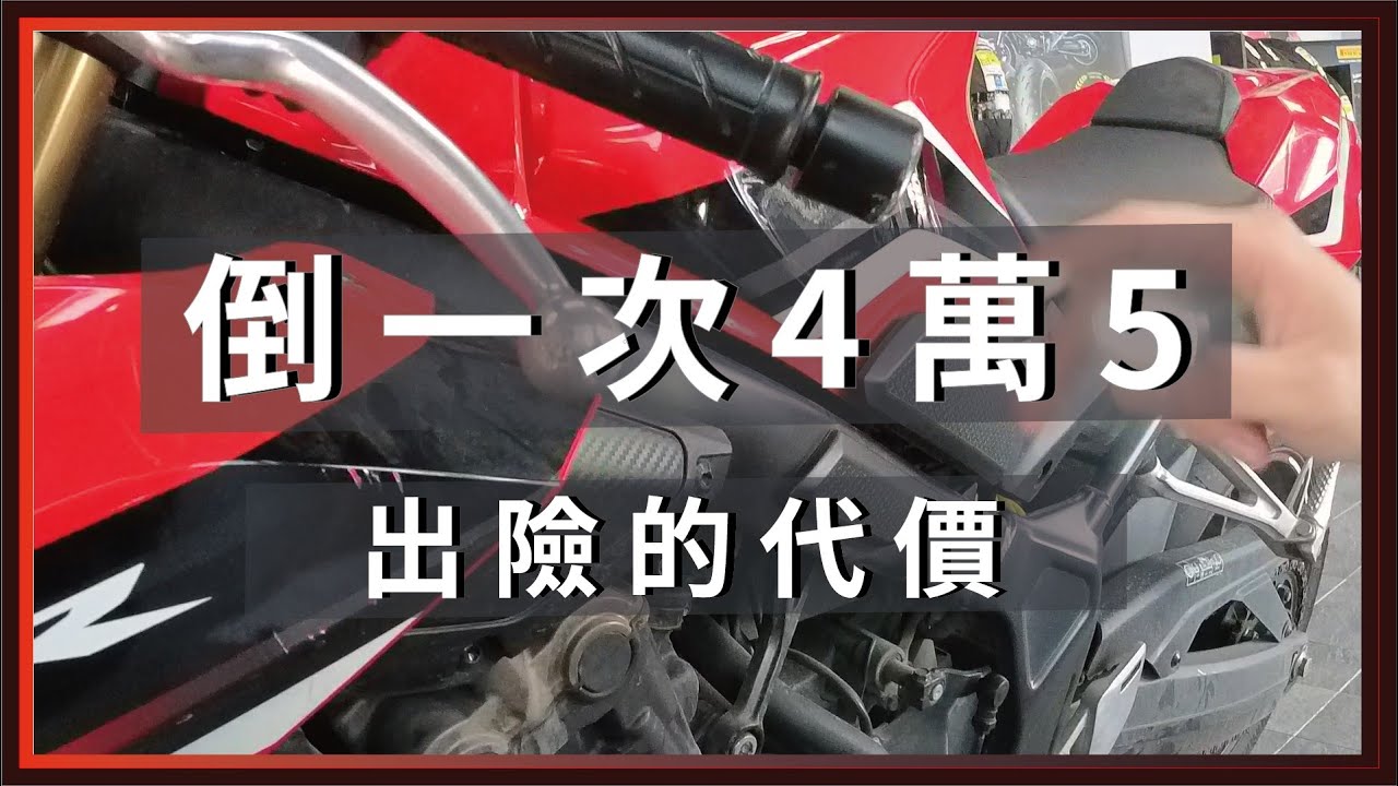 倒車一次4萬5！出險的代價是⋯？CBR650R