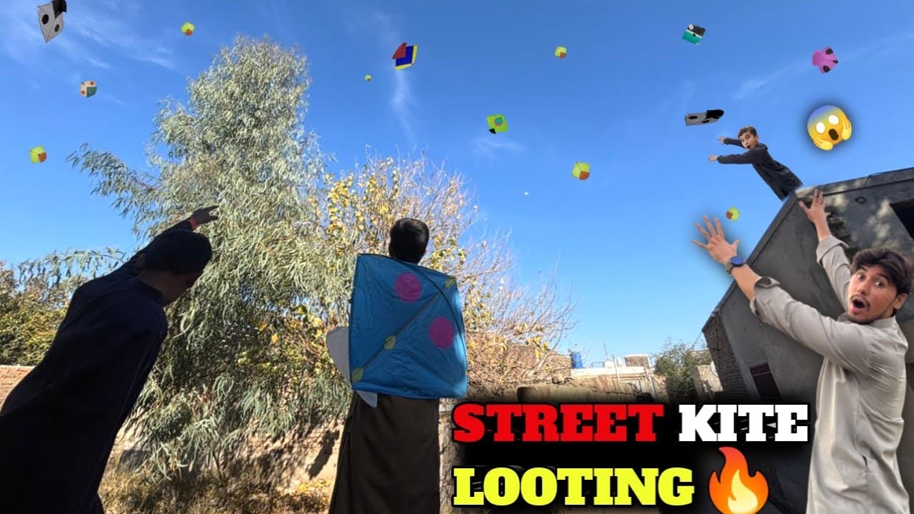 Street sy ki kite looting😱|| Etny sary kites pkr liye😍 || Full asman kites sy bhr gai🥵 