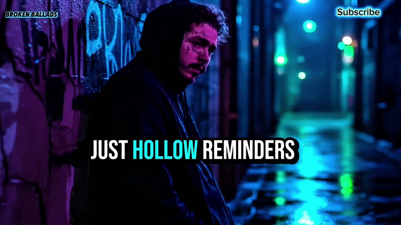Post Malone - Broken Echoes (Lingering) #lyricsvideo #brokenballads