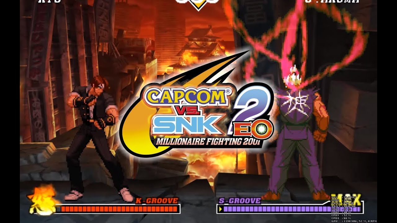Capcom vs SNK 2 EO: Mark of the Millennium 2001 Arcade  Kyo | 1080P [60FPS]