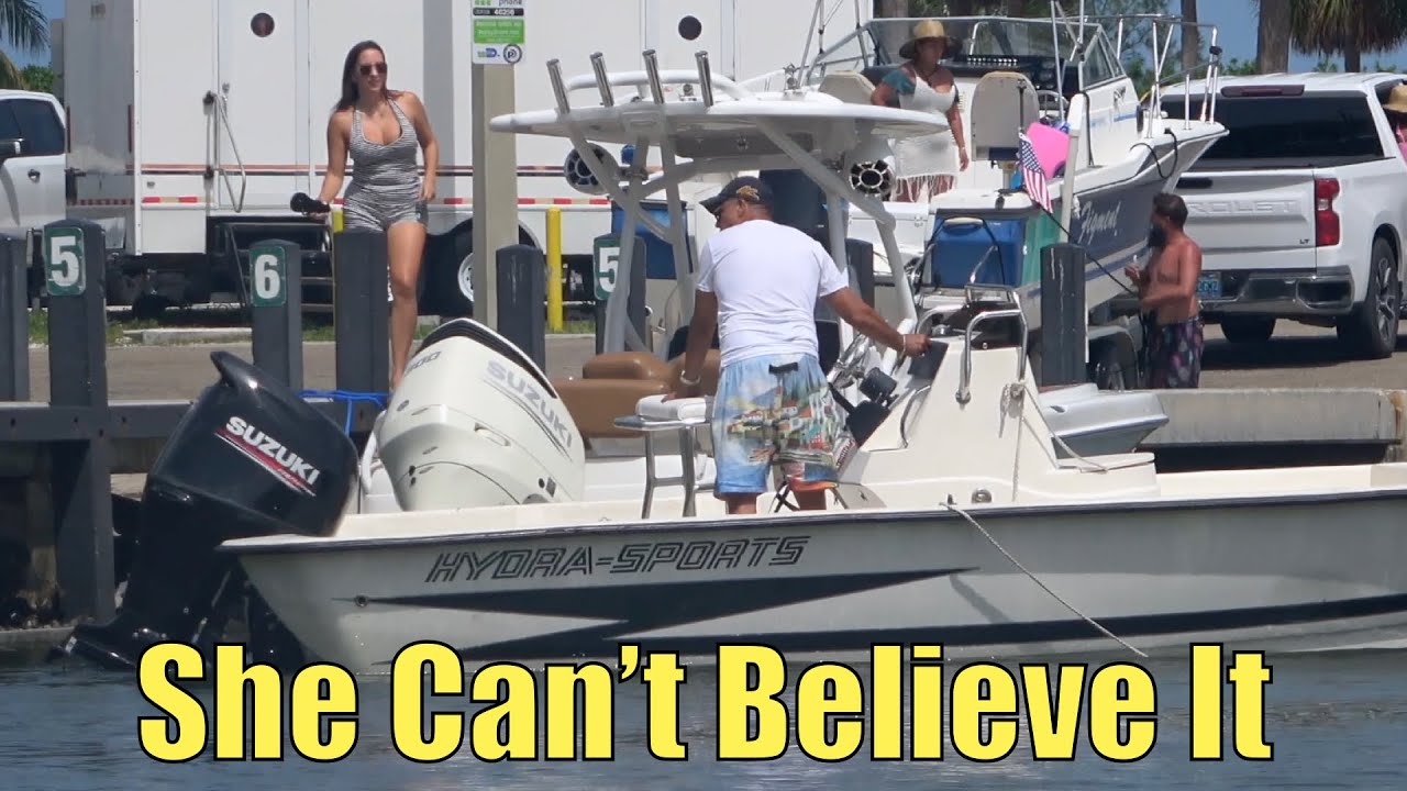 Она не может поверить в происходящее! | Miami Boat Ramps