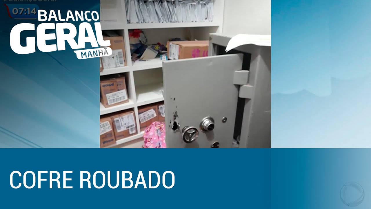 Criminosos fazem buraco e roubam cofre de lotérica em SP