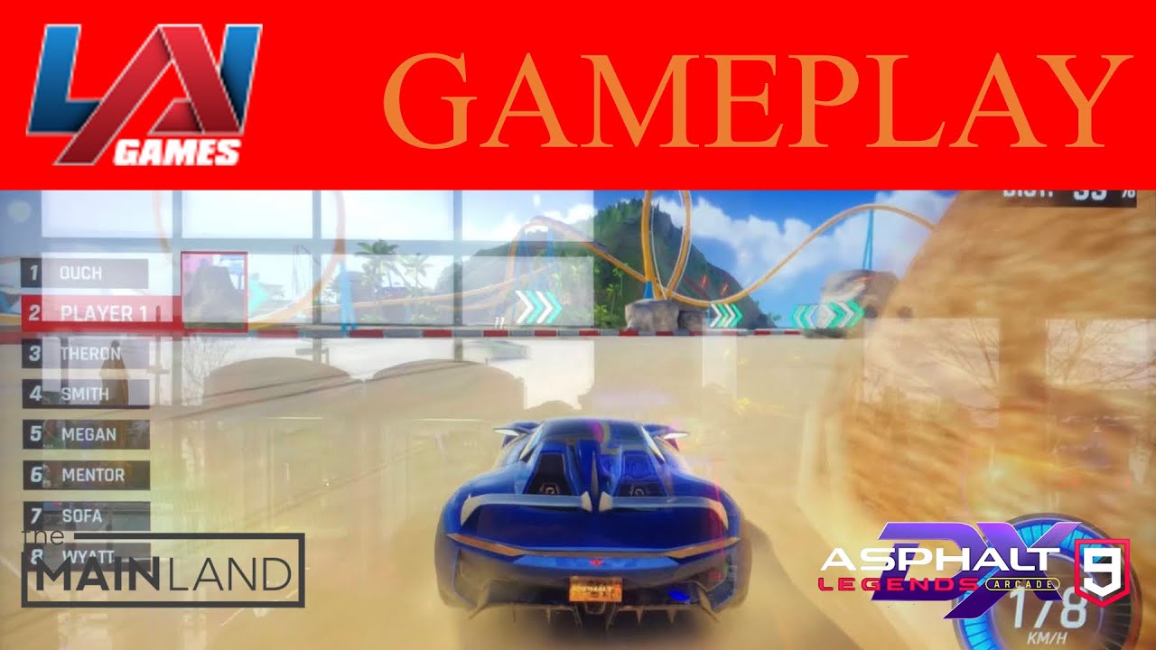 Asphalt 9 Legends Arcade DX - Gameplay - The Caribbean - Beach Landing - 1st Place - 01:55.178