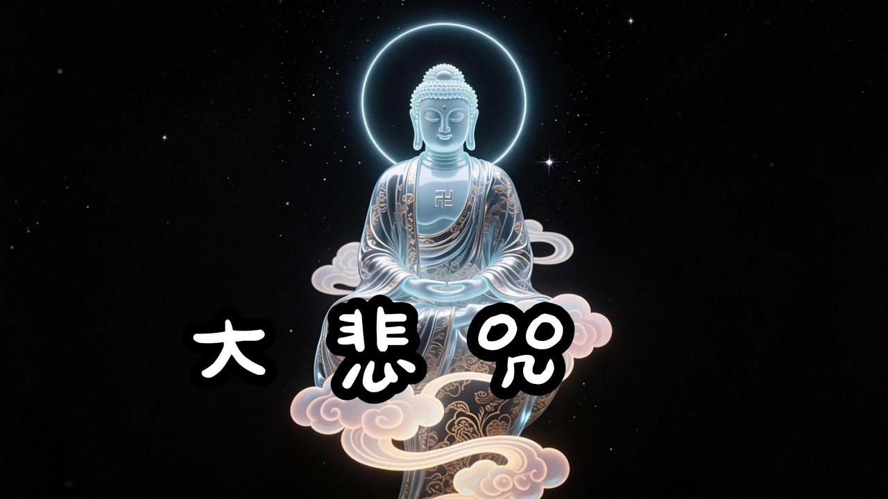 大悲咒 千手千眼咒 只要虔心聽聞，光明法音一聲，即時滅除罪業，遠離一切厄難，獲證清淨法身