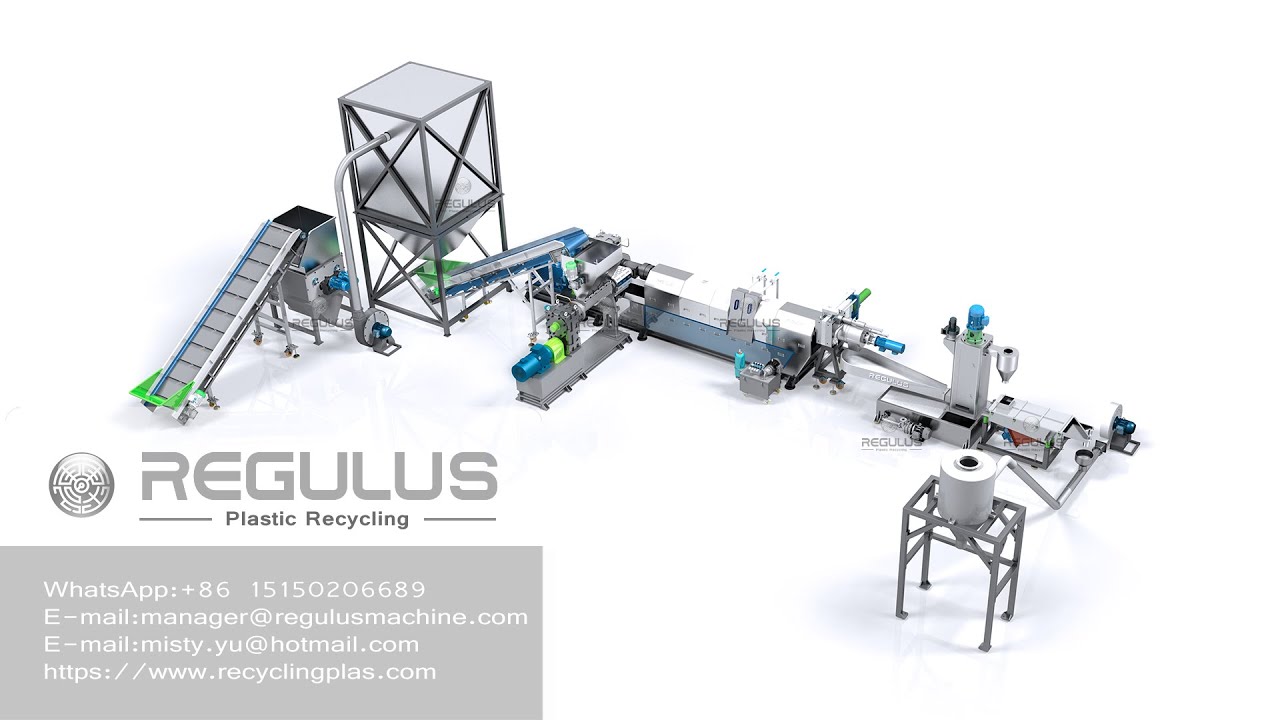 EPS waste plastic Pelletizing Production Line