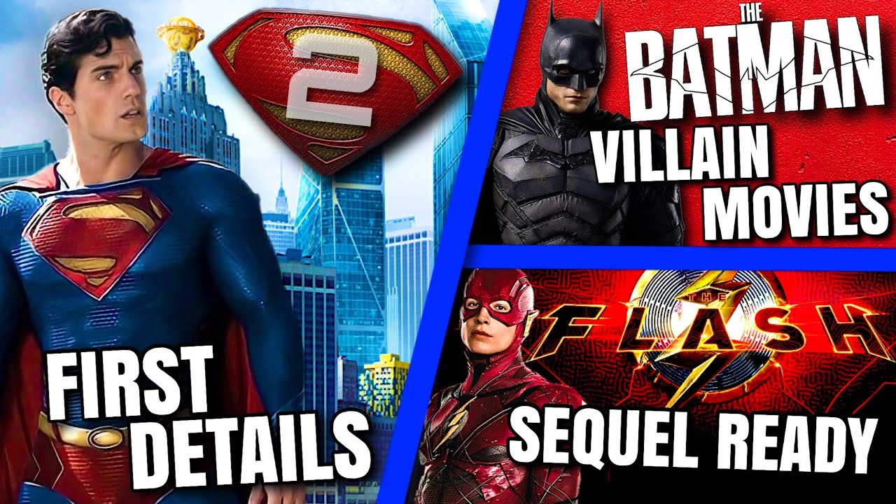 Man Of Steel 2 First Details, The Batman Getting Villain Movies, The Flash 2 Is Ready & MORE!!