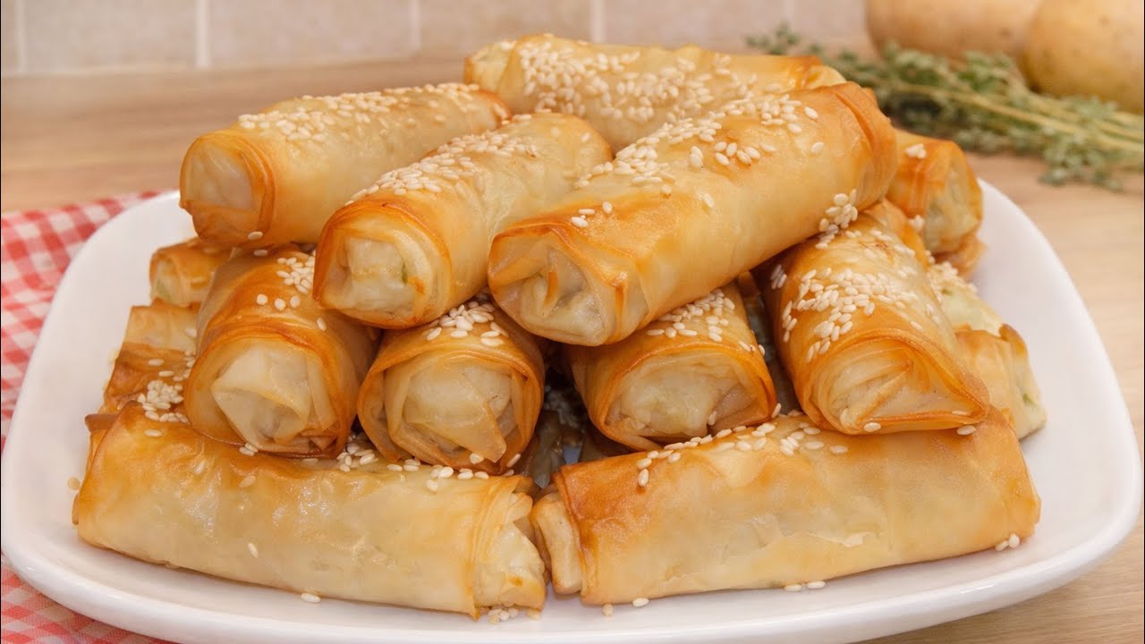 Εύκολα Πατατορολάκια Φούρνου 💯👌 με Λίγα & Απλά Υλικά!