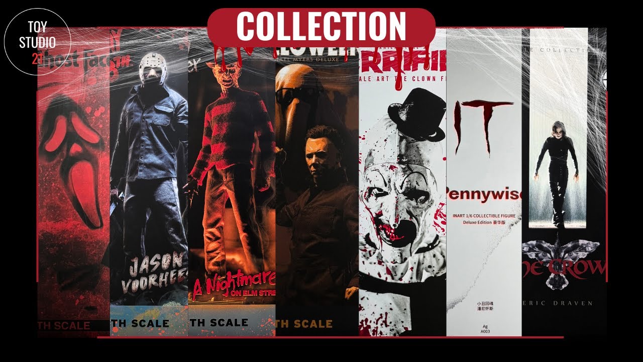 HORROR COLLECTION | InArt, Sideshow, Trick or Treat Studios (It, Myers, Art the Clown)- October 2024