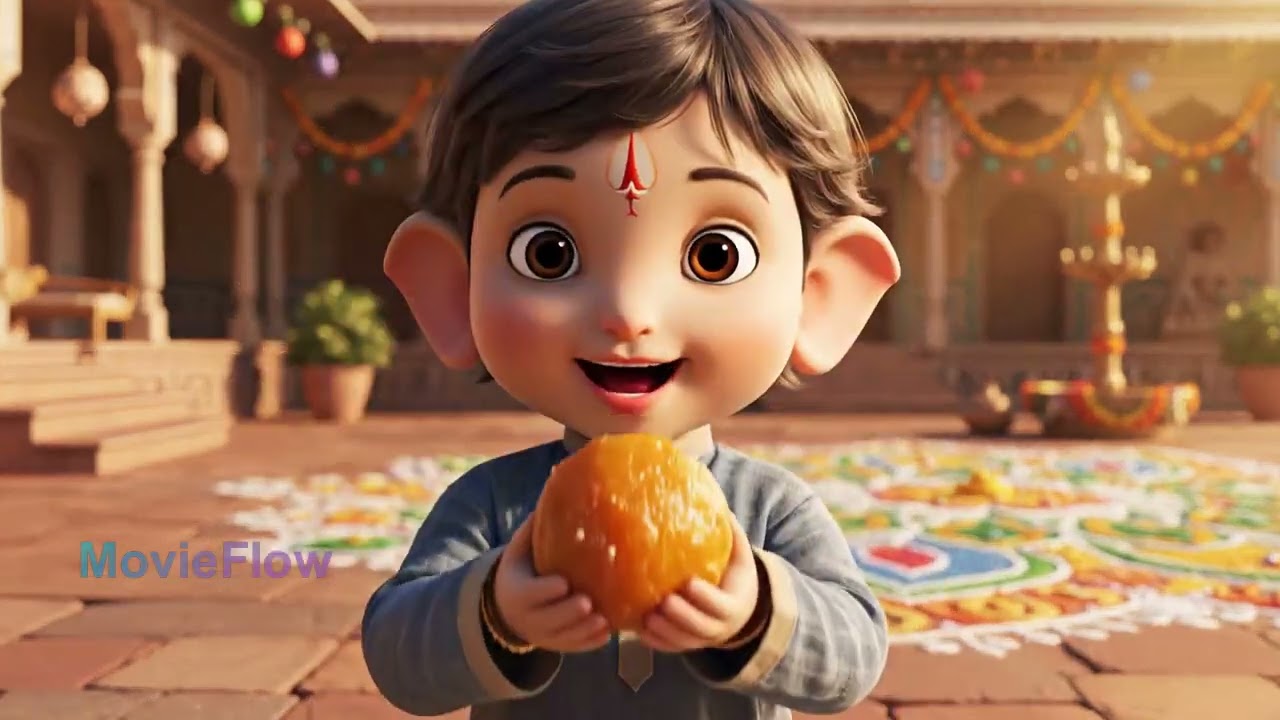 Chikki and Little Ganesha’s Magic Laddoos 🐘🍯 | मीठे लड्डू वाले गणेशा | Hindi Kids Stories