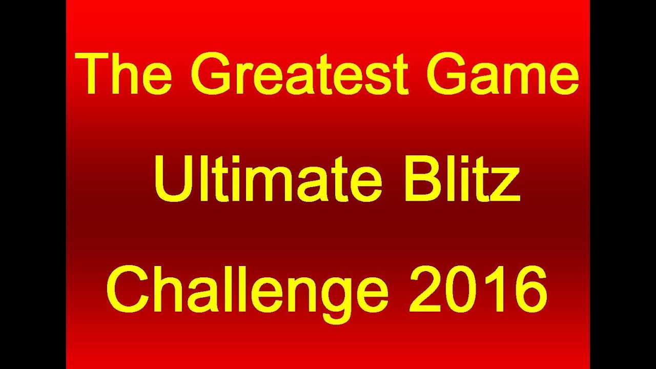 Ultimate Blitz Challenge 2016-day 2: Wesley So vs Garry Kasparov