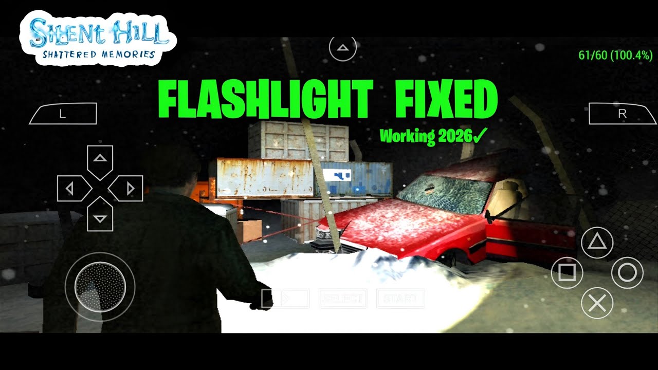 Silent Hill PPSSPP Flashlight Glitch Fix on Android (Black Lines Solution)