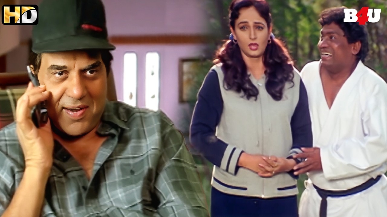 धरम पाजी के भेजे हुए गुंडों को मारकर जॉनी लीवर ने बचाई लड़की की जान | Bollywood Movie | Kaise Kahoon.